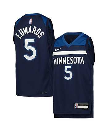 Джерси Big Boys Anthony Edwards Navy Minnesota Timberwolves Swingman — Icon Edition Nike