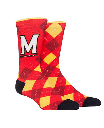 Men's Rock Em Socks Maryland Terrapins HyperOptic Argyle Dress Socks Rock 'Em