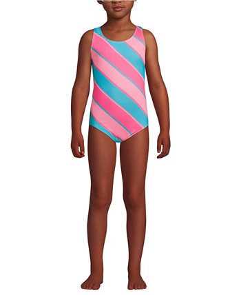 Big Girls Plus Chlorine Resistant One Piece UPF 50 Swimsuit Lands' End