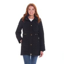 Женское стеганое пальто с капюшоном и капюшоном Weathercast Weathercast