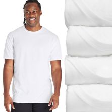 Набор из 4 мужских футболок с круглым вырезом Hanes Ultimate® FreshIQ® Hanes