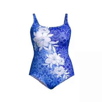 Clio Floral One-Piece Swimsuit Johnny Was