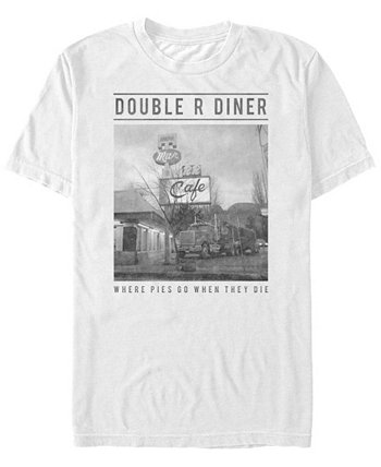 Мужская футболка Double R Diner с коротким рукавом Twin Peaks