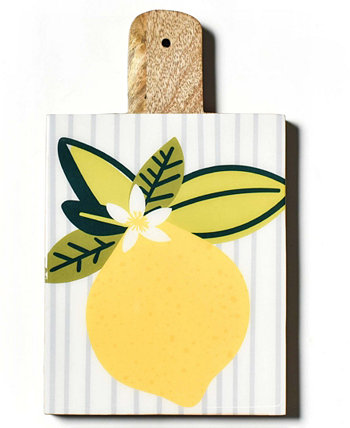 Маленькая прямоугольная доска Lemon Wood, 10 дюймов Coton Colors