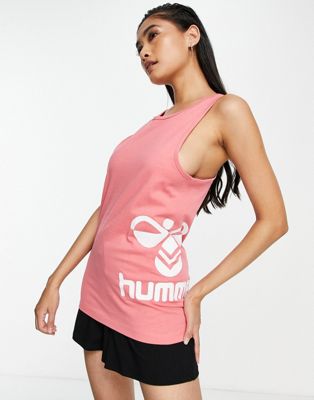 Классическая майка с логотипом Hummel из розы пустыни Hummel