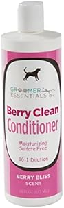 Кондиционер Berry Clean - 473 мл - устраняет запахи и питает кожу - без сульфатов Groomer Essentials