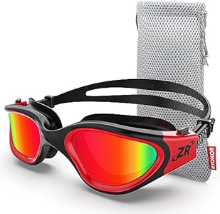 ZIONOR Swim Goggles, Upgraded G1 Polarized Swimming Goggles Anti-fog for Men Women Adult ZIONOR