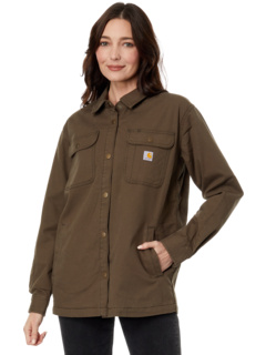 Мужская куртка-рубашка Carhartt Rugged Flex® с флисовой подкладкой Carhartt