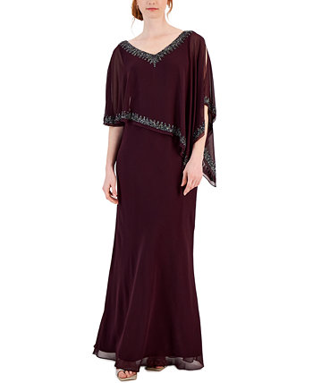 Женское украшенное асимметричное платье с накладкой J Kara