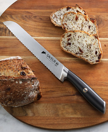 Кованый нож для хлеба из немецкой стали серии Voyage 8 " Saveur Selects