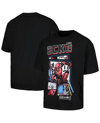 Men's and Women's Ecko Unlimited Black Deadpool Art To Life T-shirt Ecko Unltd