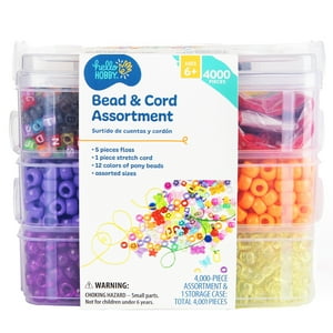 Hello Hobby Concert Kandi Stacked Bead Case, Child 6+, Jewelry Making Kit Hello Hobby