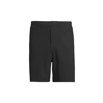 Bouclé Stretch-Cotton Shorts Vince
