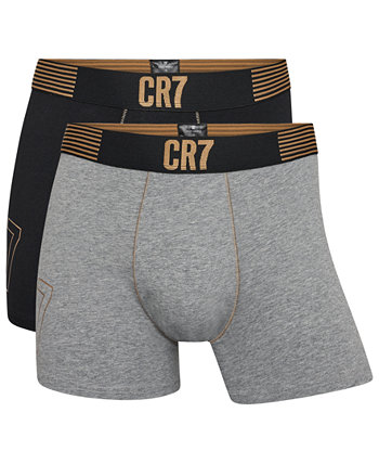 Мужские шорты из смесового хлопка с комфортным поясом, упаковка из 2 шт. CR7