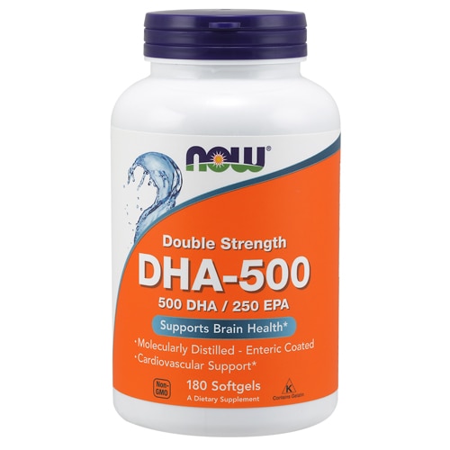 DHA-500 - 180 желатиновых капсул - NOW Foods NOW Foods