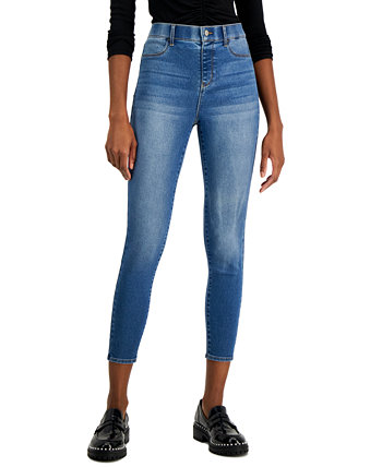Juniors' High-Rise Pull-On Jeggings, Created for Macy's Vanilla Star