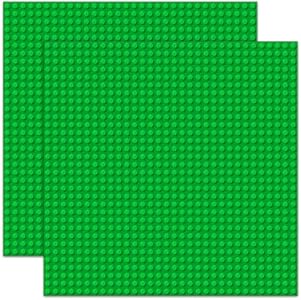 8 Pack Classic Baseplates Building Board for Building Bricks, Compatible with Major Brand, Platforms Base Building Sheet for Table Build on Mat Building Accessories for Kids Teens Adults, 10" x 10" Chilvil