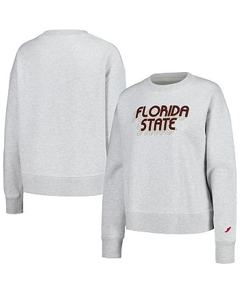 Женский свободный пуловер Ash Florida State Seminoles League Collegiate Wear