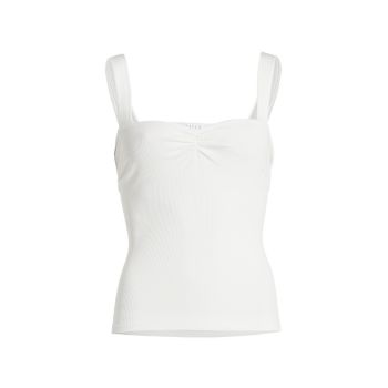 Ruched Jersey Tank Top IZAYLA