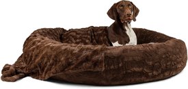 Best Friends by Sheri The Original Calming Donut Cat & Dog Bed & Throw Blanket Best Friends by Sheri