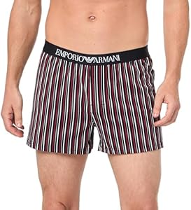 Emporio Armani Men's Stretch Cotton Classic Pattern Mix Boxer Emporio Armani