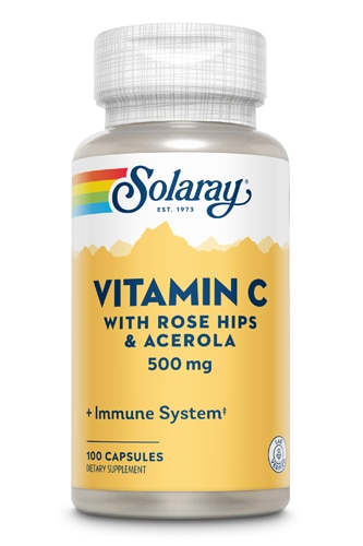 Solaray Витамин С - 500 мг - 100 капсул Solaray