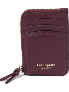 Чехол для карточек Knott из шагреневой кожи на молнии Kate Spade New York