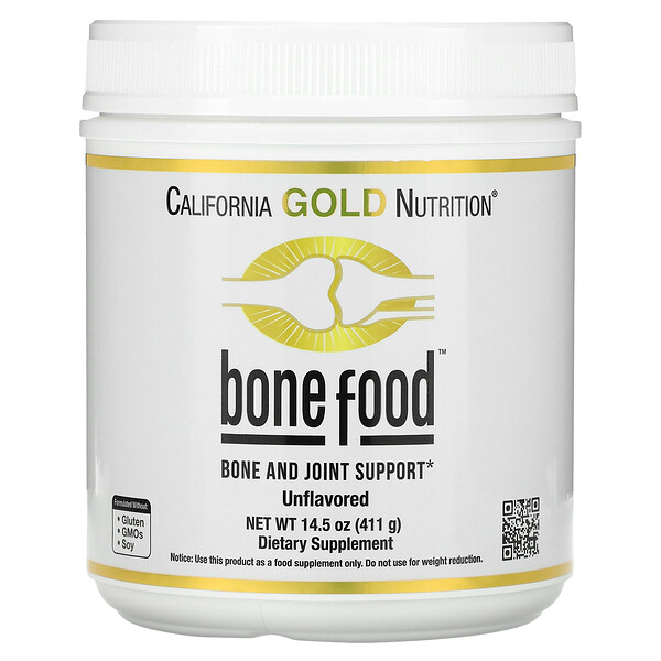 Костная пища, 14,50 унций (411 г) California Gold Nutrition