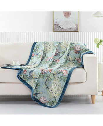 Декоративное одеяло Pavona размером 50 x 60 дюймов Greenland Home Fashions