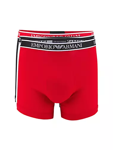 3-Pack Logo Boxer Briefs Emporio Armani