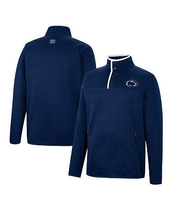 Мужская темно-синяя куртка Penn State Nittany Lions Rebound Quarter-Snap Colosseum