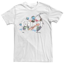Men's Fornite Logo Running Graphic Tee Fortnite