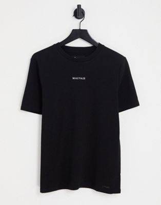 Черная футболка премиум-класса Mauvais Mauvais