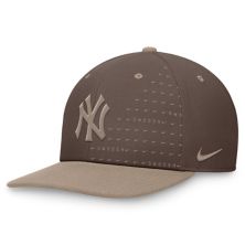 Men's Nike Brown New York Yankees Statement Ironstone Pro Performance Snapback Hat Nitro USA