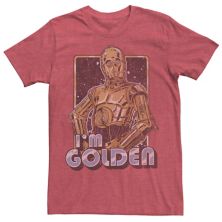 Мужские Звездные войны C-3PO & # 34; I'm Golden & # 34; Футболка с рисунком Star Wars