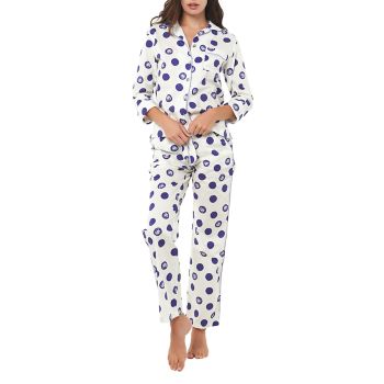 Emma Cotton Two-Piece Pajama Set The Lazy Poet
