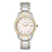 Seiko Two Tone Mother-of-Pearl Dial Bracelet Watch - SKK728 Seiko