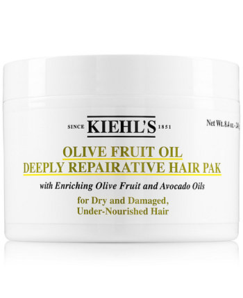 Масло оливкового масла для глубокого восстановления волос, 8,4 унции. Kiehl's Since 1851