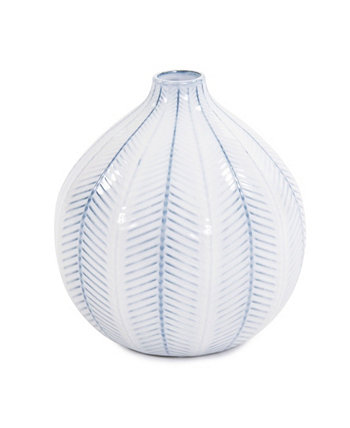 Маленькая ваза с керамическим глобусом Chevron Howard Elliott