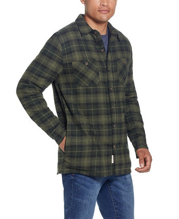 Мужская рубашка-куртка на подкладке Sherpa от Weatherproof Vintage Weatherproof Vintage