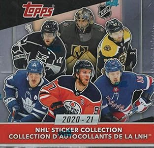 Topps 2020-21 NHL Sticker Collection Box Topps