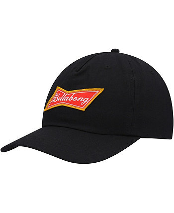 Мужская черная шляпа Snapback с бантом x Budweiser Billabong