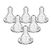 Dr. Brown's Natural Flow® Narrow Baby Bottle Silicone Nipple 6-Pack Dr. Brown's