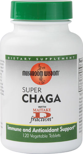 Mushroom Wisdom Super Chaga -- 120 вегетарианских таблеток Mushroom Wisdom