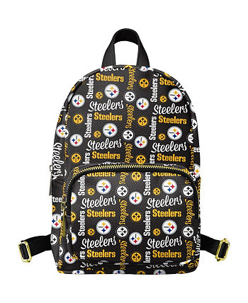 Черный молодежный мини-рюкзак Pittsburgh Steelers Повтор Brooklyn для мальчиков и девочек FOCO