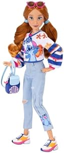 Disney ILY 4EVER Fashion Dolls Red Hair Stitch 11.5" Tall with 13 Points of Articulation, Two Complete Mix-and-Match Outfits and Mickey Ring for You! Disney ILY 4Ever