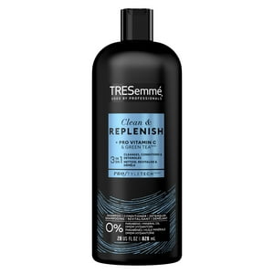 Tresemme Cleanse & Replenish 3-in-1 Shampoo, Conditioner & Detangler Vitamin C & Green Tea, 28 fl oz Tresemme