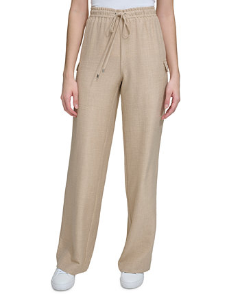 Женские брюки-карго с завязками на талии Calvin Klein