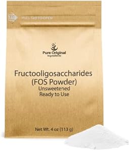 Pure Original Ingredients Fructooligosaccharides 4oz, No Additives, FOS Powder Pure Original Ingredients