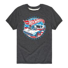 Boys 8-20 Hot Wheels Red White Blue Graphic Tee Hot Wheels